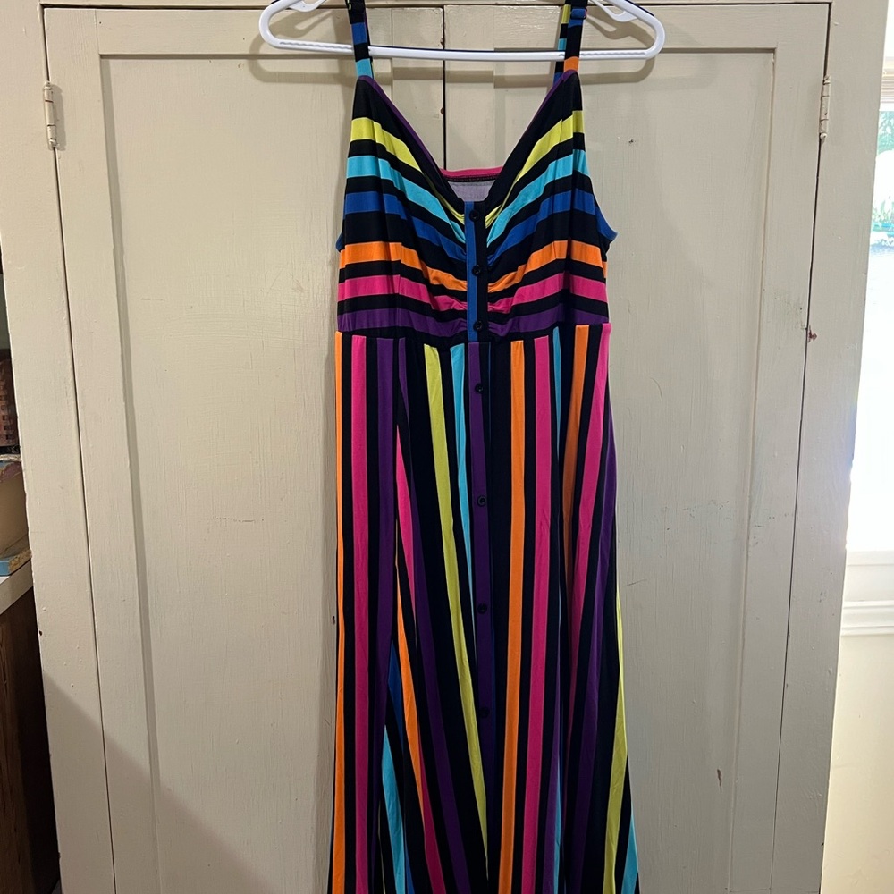 Colorful dress super soft knit by Torrid 😊